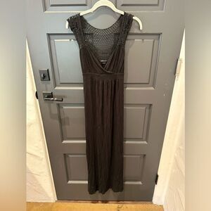 BCBG crochet maxi dress